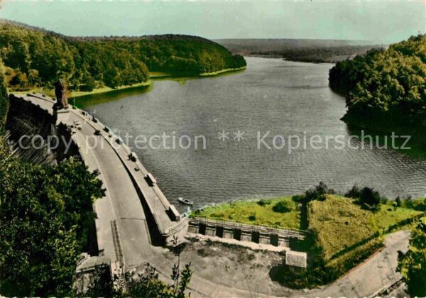 La Gileppe Le barrage Vue generale