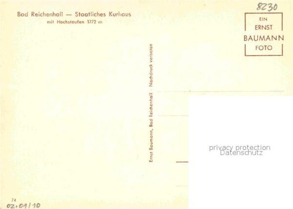 Bad Reichenhall Staatl Kurhaus mit Hochstaufen – Bild 2