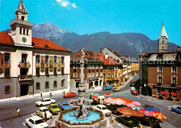 Bad Reichenhall Rathausplatz Poststrasse Hochstaufen