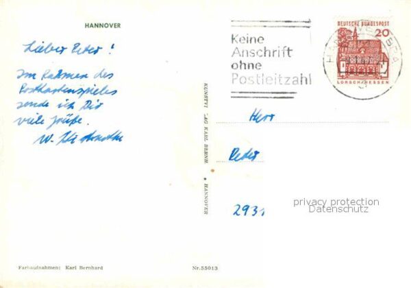 Hannover Fernmeldeturm Gr Fontäne Georgsplatz Ma – Bild 2