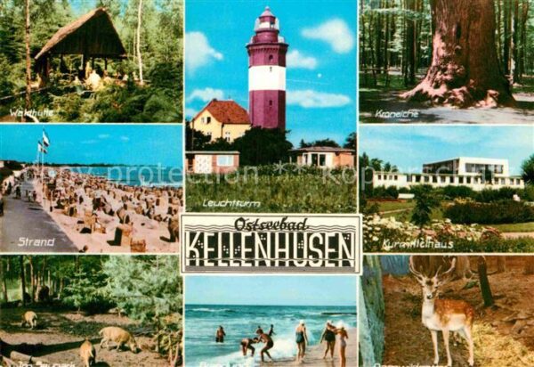 Kellenhusen Ostseebad Waldhütte Leuchtturm Kroneiche Strand K