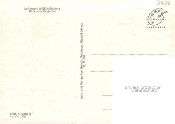 Wieda Blick vom Kastental – Bild 2