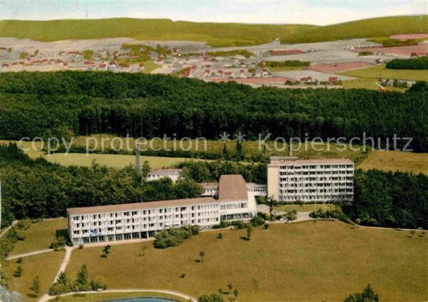 Bad Rothenfelde Sanatorium Teutoburger Wald Fliegeraufn