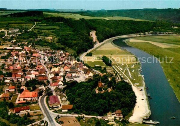 Polle Oberweser Fliegeraufnahme