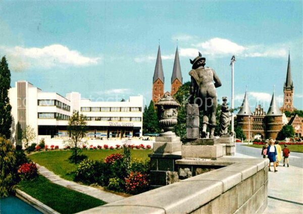 Luebeck Lysia Hotel mit St Marien Holstentor un
