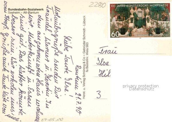 Alt Rantum Bundesbahn Sozialwerk Seeheim Hallenbad – Bild 2