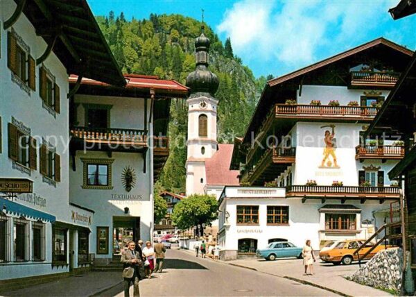 Reit Winkl Ortsmotiv mit Kirche
