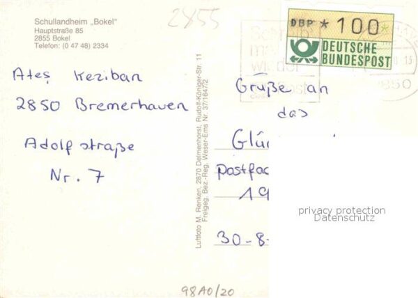 Bokel Bremerhaven Schullandheim Bokel Fliegeraufnahme – Bild 2