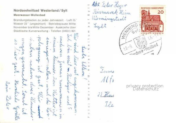 Westerland Sylt Meerwasser Wellenbad – Bild 2
