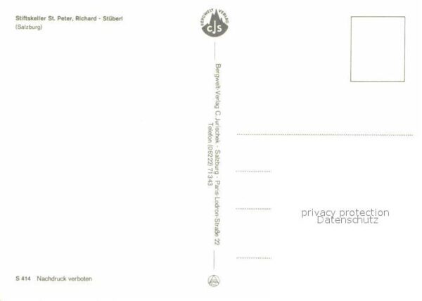Salzburg Oesterreich Stiftskeller St Peter Richard Stüberl – Bild 2