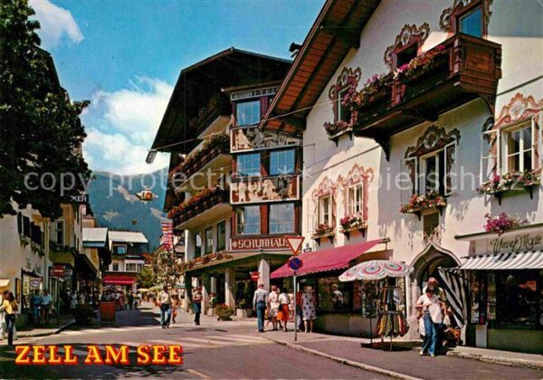 Zell See Dorfmotiv