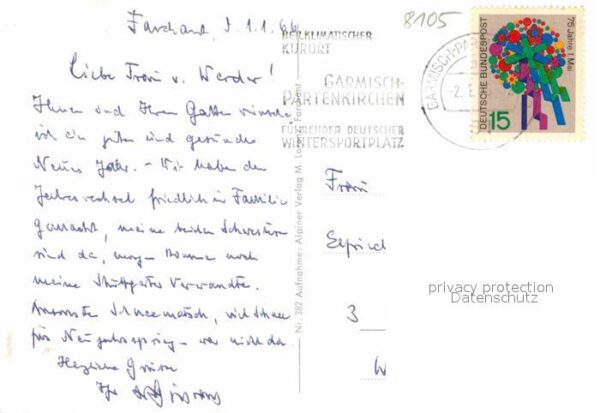 Farchant Rathaus mit Blick zum Brümstelskopf – Bild 2