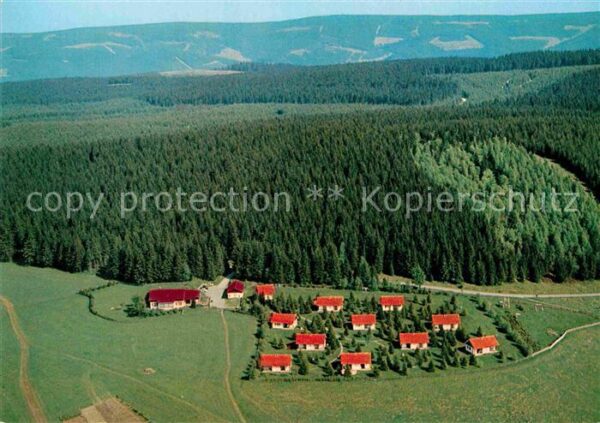 Clausthal-Zellerfeld Harzer Ferienhäuser Fliegeraufnahme