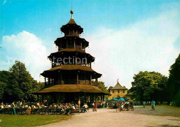 Muenchen Englischer Garten Chinesischer Turm