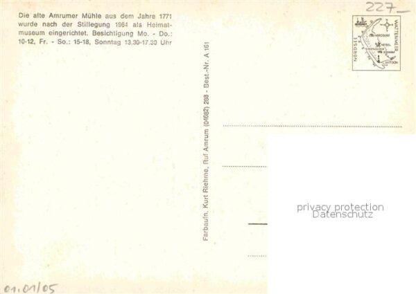 Amrum Alte Amrumer Mühle – Bild 2