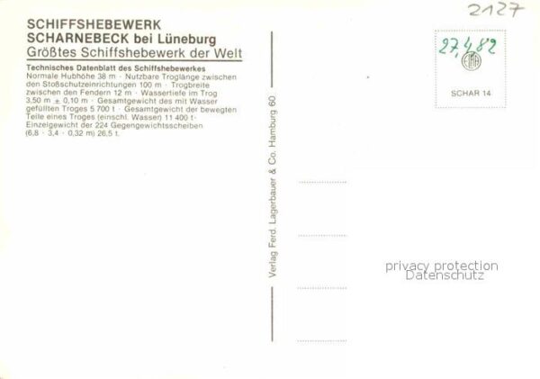 Scharnebeck Lueneburg Schiffshebewerk Teilansichten – Bild 2