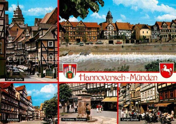 Hann. Muenden Lange Strasse Wehr Kirchplatz Frühklass