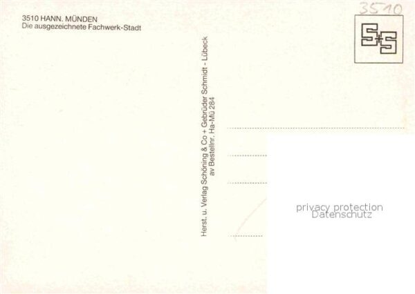 Hann. Muenden Lange Strasse Wehr Kirchplatz Frühklass – Bild 2