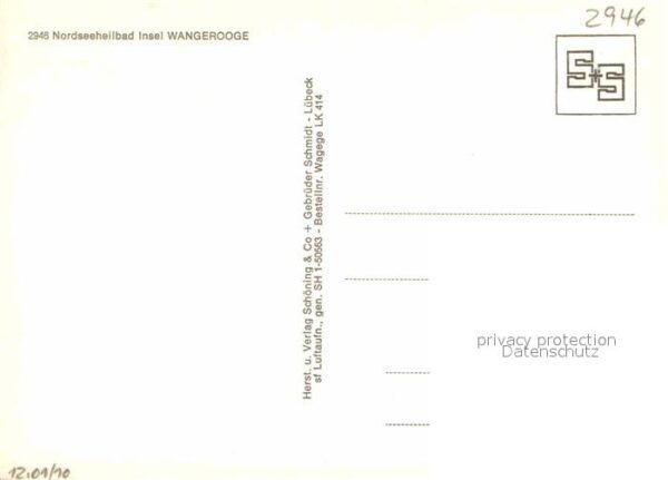 Wangerooge Nordseebad Fliegeraufnahme – Bild 2