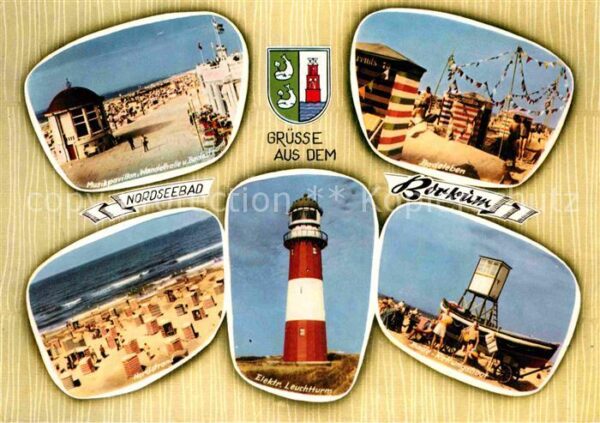 Borkum Musikpavillon Nordstrand Badeleben Elek