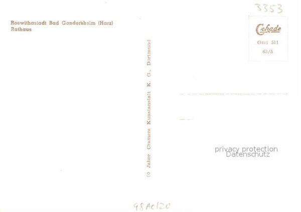 Bad Gandersheim Rathaus – Bild 2
