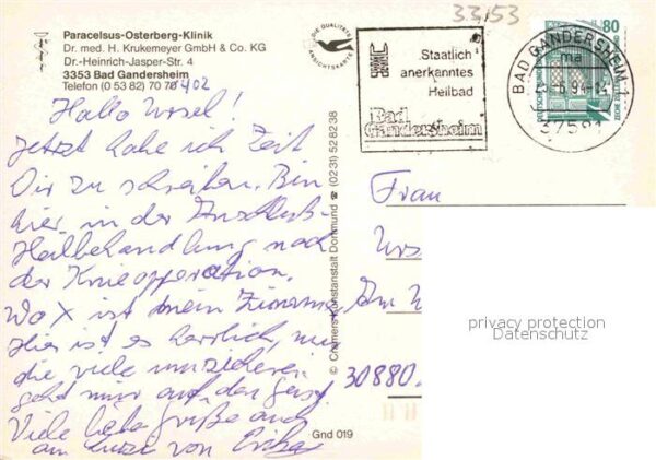 Bad Gandersheim Paracelsus Osterberg Klinik – Bild 2