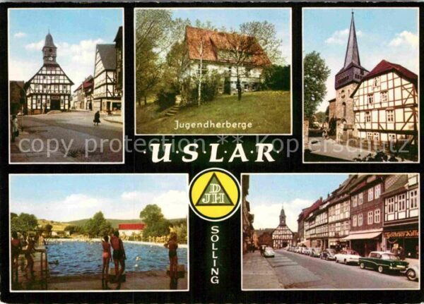Uslar Solling Jugendherberge Kirche Schwimmbad Strass