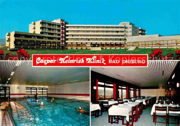 Bad Driburg Caspar Heinrich Klinik Hallenbad Speise