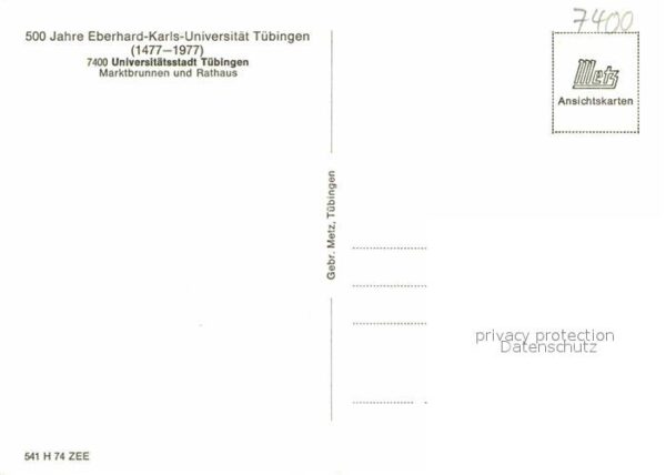 Tuebingen Marktbrunnen und Rathaus – Bild 2