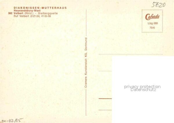 Velbert Altenheim Kirchhalle Erholungsheim Berg – Bild 2