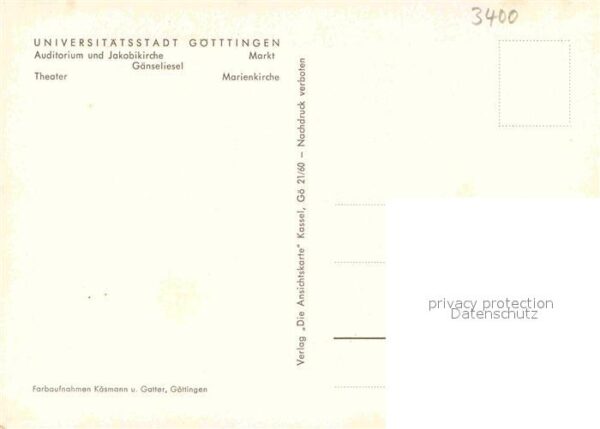Goettingen Niedersachsen Auditorium und Jakobikirche Markt Gänse – Bild 2