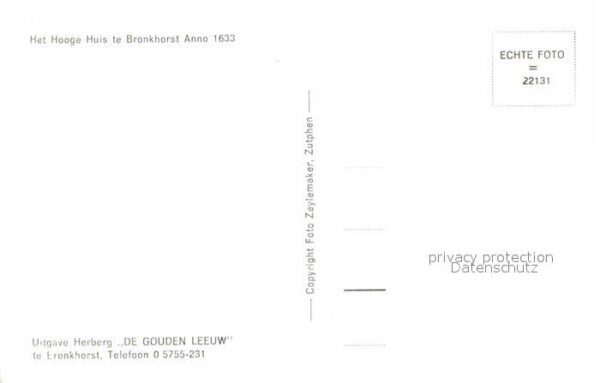 Bronkhorst Het Hooge Huis – Bild 2