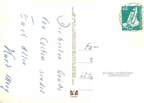 Cochem Mosel Burg Cochem Yachthafen Moselpartie Ende – Bild 2