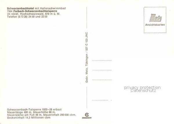 Forbach Baden Schwarzenbachhotel mit Hallenbad – Bild 2