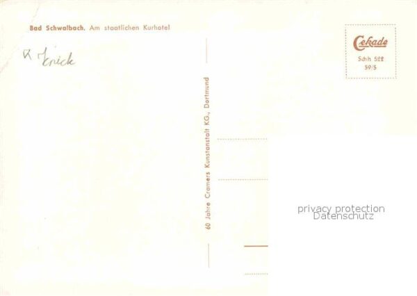 Bad Schwalbach Staatl Kurhotel – Bild 2