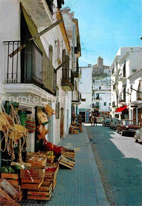 Ibiza Islas Baleares Ciudad Calle tipica