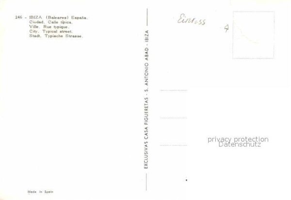 Ibiza Islas Baleares Ciudad Calle tipica – Bild 2