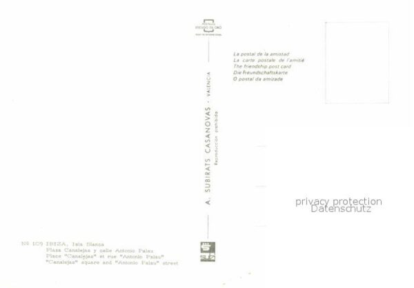 Ibiza Islas Baleares Plaza Canalejas y calle Antonio Palau – Bild 2