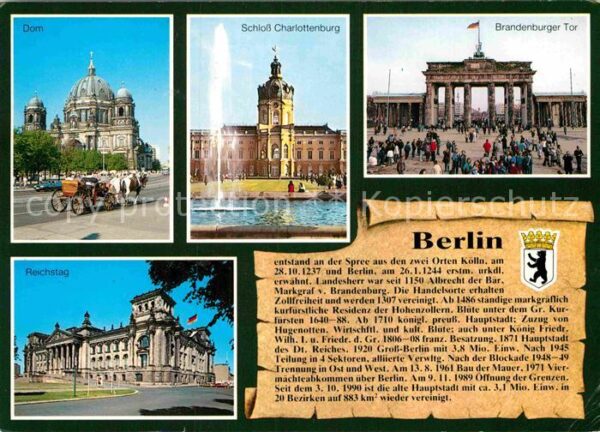 Berlin Dom Schloss Charlottenburg Brandenburge