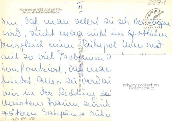 Nieblum Jens Jakob Eschels Strasse – Bild 2