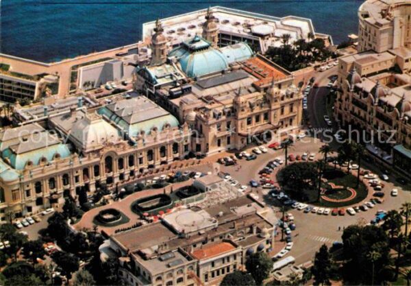 Monaco Le Casino Fliegeraufnahme