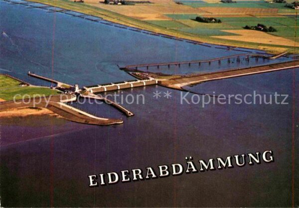 Eiderstedt Eiderdämmung Fliegeraufnahme