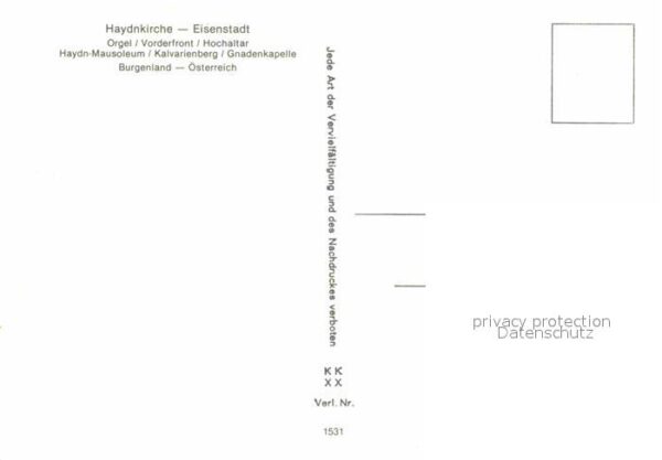 Eisenstadt Haydnkirche Orgel Vorderfront Hochaltar – Bild 2