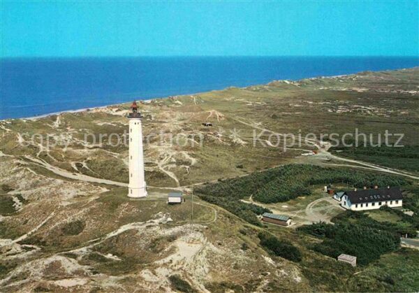 Lyngvig Leuchtfeuer Holmsland Fliegeraufnahme