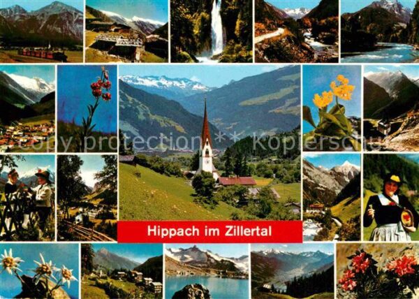 Zillertal Tirol Panorama Teilansichten