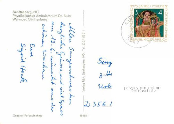 Senftenberg Niederoesterreich Warmbad Senftenberg Phys Ambulatorium D – Bild 2