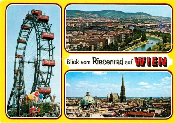 Wien Riesenrad Panorama Dom