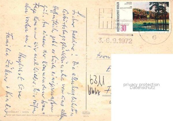Frankfurt Main Mainpartie mit Hotel Frankfurt Internat – Bild 2