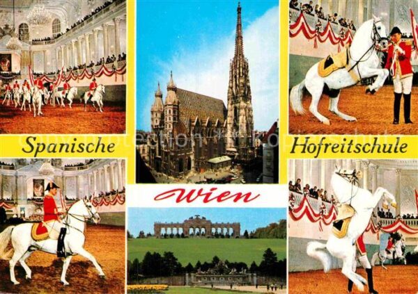 Wien Spanische Hofreitschule Teilansicht Dom