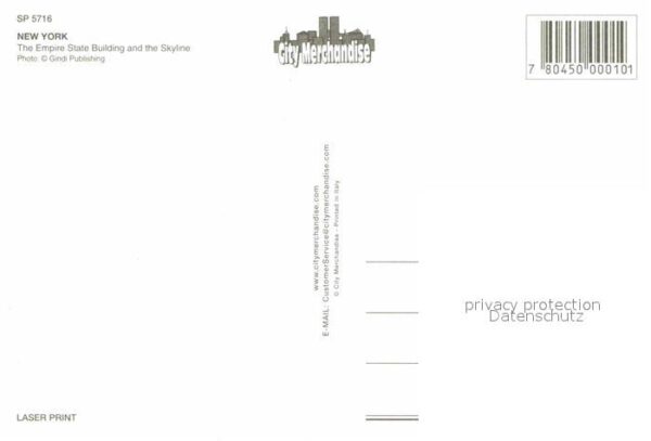 Manhattan New York Empire State Building an the Skyline – Bild 2